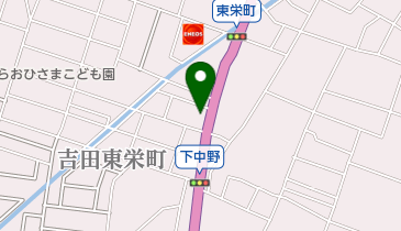 下中野町内会館の地図画像