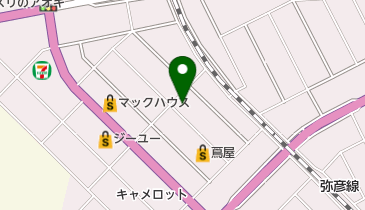 ビューティショップTomyの地図画像