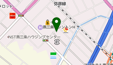 サロンvivi県央店の地図画像