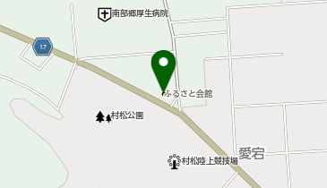 五泉市 ふるさと会館の地図画像