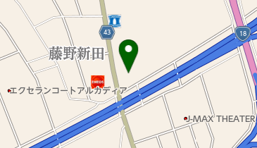 ウエスト上越店の地図画像