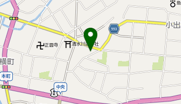 うおぬま地域生活支援センターの地図画像