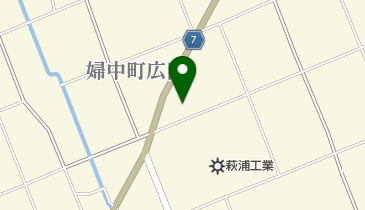 広田一区公民館の地図画像