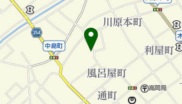 二上鉄工所川原工場の地図画像