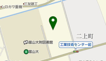 富山県ものづくり研究開発センターの地図画像