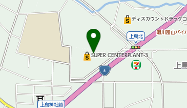 ヤングドライグループ ヤングドライプラント3滑川店の地図画像
