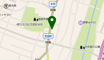 安田化粧品店の地図画像