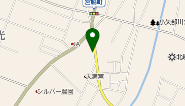 長坂燃料店の地図画像