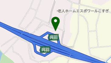 呉羽パーキングエリア 下り売店の地図画像