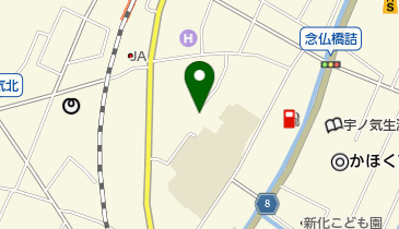 宇野気公民館の地図画像