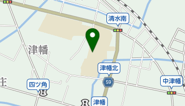 津幡地域交流センター・津幡公民館の地図画像