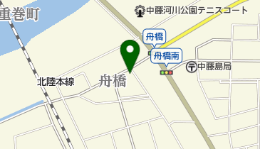 舟橋美容室の地図画像