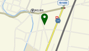 洋服のシミズの地図画像