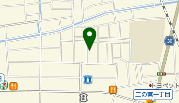 ペットサロンウチダの地図画像