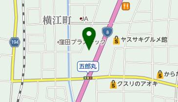 美容室フラウ 横江店の地図画像
