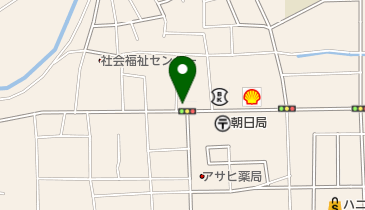 理容ふじさかの地図画像