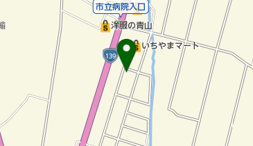 ホリウチふとん店の地図画像