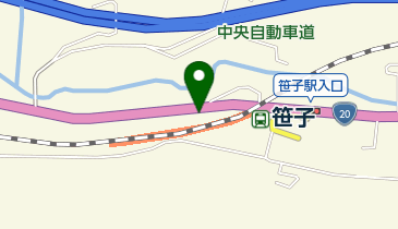 奈良電器商会の地図画像