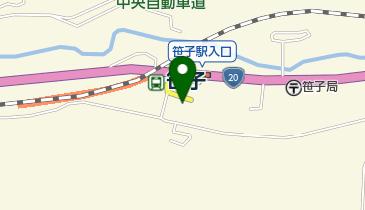 大月市役所 笹子出張所の地図画像