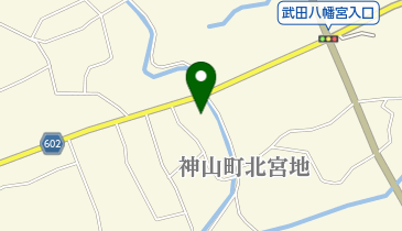 韮崎市 神山公民館の地図画像