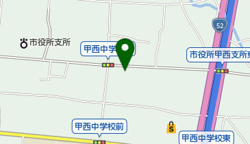 株式会社カジハラ明治甲府宅配センター峡中支店の地図画像