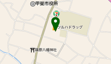 甲斐市 竜王ふれあい館の地図画像
