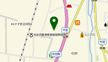 松本自動車協会(一般財団法人)の地図画像