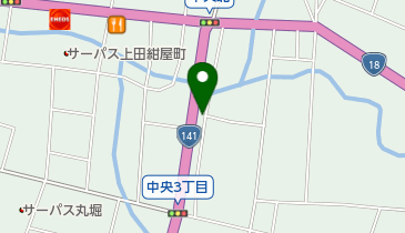 セイビア上田店の地図画像