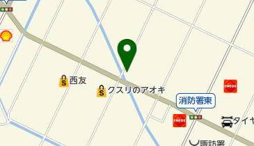 藤森治療院の地図画像