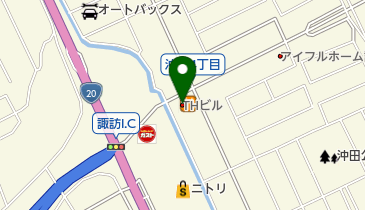 空手道禅道会諏訪支部の地図画像