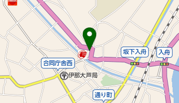 伊那美顔の地図画像