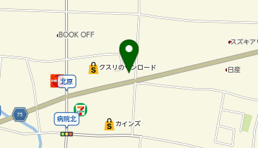 メガネの21駒ヶ根店の地図画像