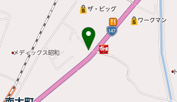 美容室ワイズの地図画像