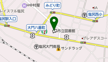 塩尻市ふるさとハローワークの地図画像