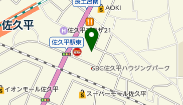 リラクゼーションサロンLAGUNAの地図画像