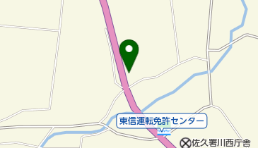 カーライフ信州の地図画像