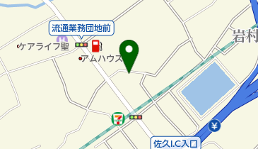 髪師佐久店の地図画像