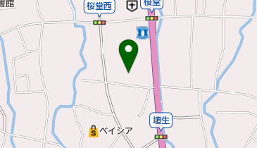 サザンクロス千曲店の地図画像