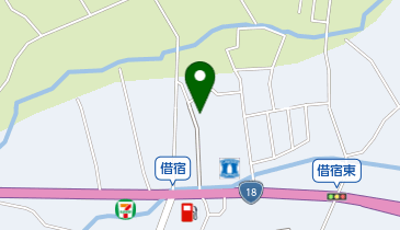 イレブン美容室の地図画像