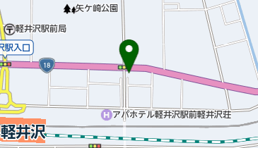 東京心臓協会プレスオフィス軽井沢の地図画像