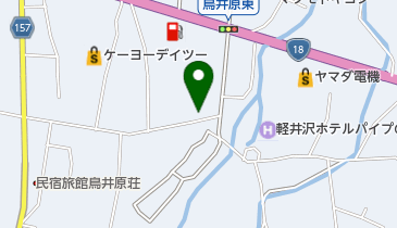 軽井沢タイヤの地図画像