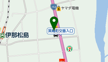 美容室ののはな箕輪店の地図画像