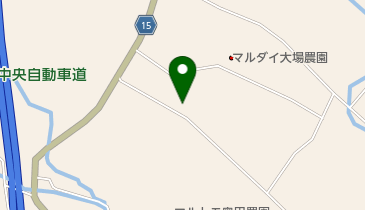 Fエース農園の地図画像