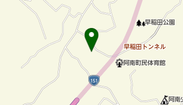 B&G阿南プールの地図画像