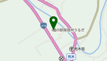 うるぎふるさと館の地図画像