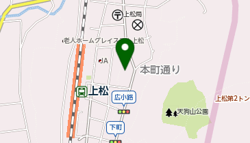 上松町高齢者いきいき広場の地図画像