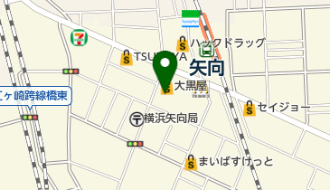 丸正クリーニング矢向店の地図画像