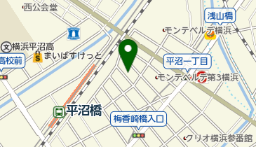 横浜スポーツ接骨院の地図画像