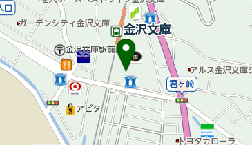 福のから金沢文庫店の地図画像