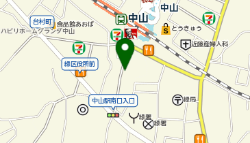 なかやまボディケアシンクの地図画像